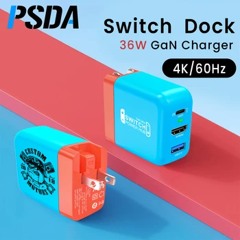 Быстрое зарядное устройство PSDA, двухпортовое настенное зарядное устройство 36 Вт, адаптер USB-зарядного устройства для мобильного телефона iPhone Samsung Xiaomi Huawei