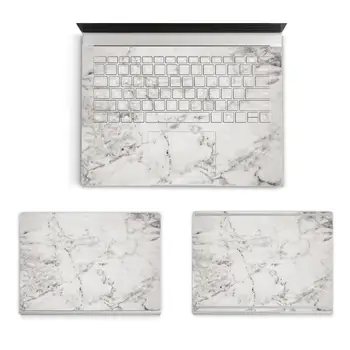 Корпус ноутбука с мраморной текстурой, верхняя и нижняя наклейка, наклейка для 13 