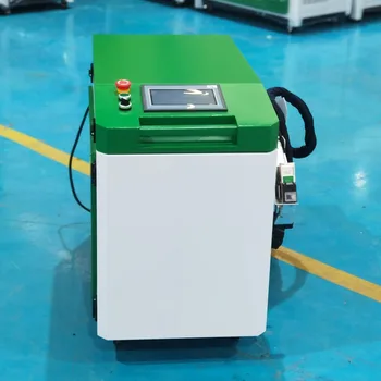 Лазерная машина для удаления масла и смазки 1000 Вт Портативная волоконно-лазерная машина для чистки