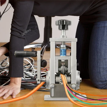 Ручная машина для зачистки проводов Портативный инструмент для зачистки медного кабеля от лома, Насадка для дрели для зачистки лома в домашних условиях