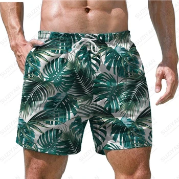 Мужская одежда с гавайскими элементами, пляжные повседневные шорты, магазин 3D печати, новинка