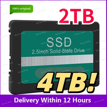 Высокоскоростной твердотельный накопитель 4 ТБ, 2 ТБ SSD SATA SSD HDD, 2,5-дюймовый диск SATAIII, 1 ТБ SSD, Внутренний твердотельный накопитель Для настольного ноутбука