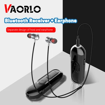 V18 Bluetooth 5,0 Приемник Петличного Типа С Микрофоном Для Наушников 3,5 мм AUX Стерео Беспроводной Аудиоадаптер для Автомобильных Динамиков Гарнитуры