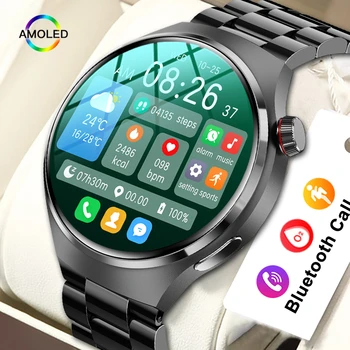 Для Huawei Watch GT4 Pro AMOLED Смарт-Часы Мужские с Пользовательским Набором Номера Для Ответа На Вызов Спортивный Фитнес-Трекер Мужские Водонепроницаемые Смарт-Часы 2023 НОВЫЕ