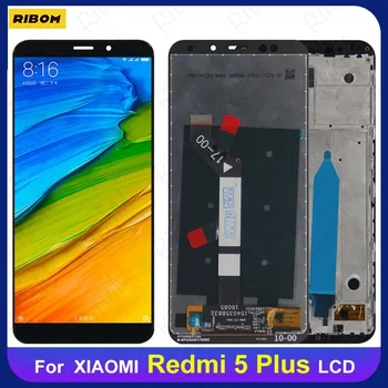 Новинка для Xiaomi Redmi 5 Plus ЖК-дисплей с сенсорным экраном, дигитайзер для Xiaomi Redmi 5 Plus, запасные части для ЖК-дисплея MEG7 MEI7