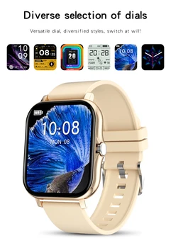 Смарт-часы GT20 Smart для мужчин и женщин с функцией Bluetooth для занятий фитнесом, спортом, пульсометром с экраном 1,69 дюйма, умные часы на заказ