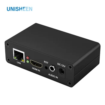 UNISHEEN BM1000H Системная интеграция Mini SRT RTSP RTMPS UDP ONVIF 1080p H265 H264 IPTV HDMI-IP Кодировщик прямой трансляции видео