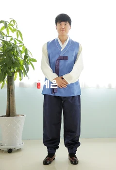 Мужской Ханбок, Корейская импортная ткань Ханбок/Свадебный Ханбок Для Жениха, Мужской Ханбок