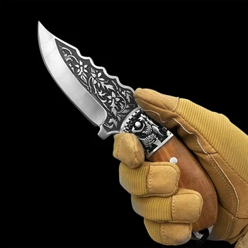 Бесплатная Доставка, тактический уличный нож высокой твердости и остроты, утолщенное лезвие, нож с фиксированным лезвием, инструмент для самообороны, инструмент для кемпинга