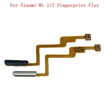 Оригинальный Датчик Отпечатков пальцев Кнопка Home Гибкий Кабель Для Xiaomi Mi 11T Pro Запчасти Для Сенсорного Сканера