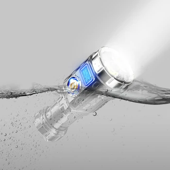 Мощный перезаряжаемый светодиодный фонарик Мощный фонарь наружного освещения Тактический фонарь для охоты Lanterna Work Light