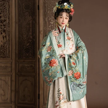 Элегантный Древний танцевальный костюм, женский традиционный китайский Hanfu, Высококачественная Красиво вышитая одежда для выступлений на сцене