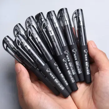 Портативные Школьные Канцелярские принадлежности с черными Чернилами 0,5 мм Быстросохнущая Деловая ручка Ручка для подписи Мини Нейтральная ручка Карманная ручка