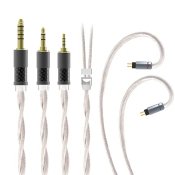 Высококачественный кабель для обновления наушников TRI 2 Core Grace-S с серебряным покрытием и из чистого меди наружный диаметр 2,8 мм 2.5/3.5/4.4 типы штекеров мм
