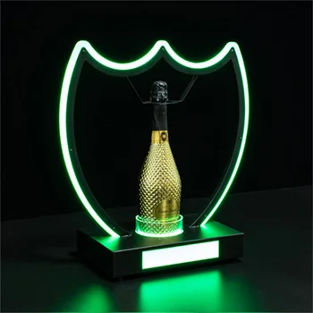 Перезаряжаемый Акриловый светодиодный дисплей для прославления, VIP-Презентатор бутылок, презентатор коктейлей с шампанским, посуда для напитков для декора бара ночного клуба