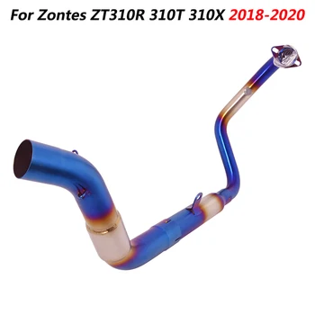 Выхлопная Система Из Нержавеющей Стали Escape Motorcycle Front Connect Pipe Head Link Для Zontes ZT310R 310T 310X 2018-2020