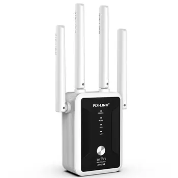 PIXLINK 2,4 G 5 ГГц Беспроводной WiFi Ретранслятор Wifi Усилитель 1200 Мбит/с WiFi Усилитель 802.11AC 5G Wi-Fi Расширитель Дальнего Действия Точка доступа
