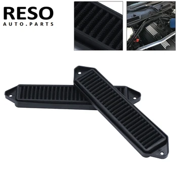 RESO черный фильтр воздушного капота салона только для шасси BMW E E82 E88 E90 E91 E92 E93 X1 M3 128i 135i 328i 335i