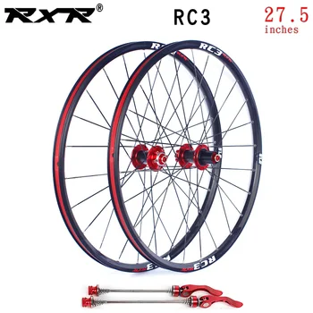 RXR горный велосипед MTB для велоспорта по пересеченной местности детали ступицы колеса 27.5 RC3 Карбоновая колесная пара Дисковый тормоз 5-несущее велосипедное колесо