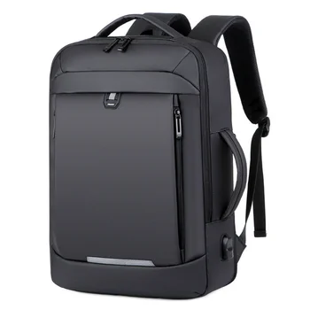 Рюкзак для ноутбука 15 Дюймов, деловые Расширяемые сумки для школьных тетрадей, Многофункциональные Мужские Дорожные рюкзаки с USB-зарядкой Для мужчин