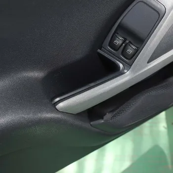 2 ШТ. Боковая коробка для хранения двери автомобиля, лоток для телефона, ABS Черный Автомобильный стайлинг для Mercedes Benz Smart 452 2010-2015, Аксессуары для хранения