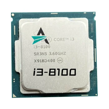 Подержанный Core i3-8100 i3 8100 3,6 ГГц четырехъядерный четырехпоточный процессор Core 6M 85W LGA 1151 Бесплатная Доставка