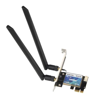 WIRCARD PCI Express WR-AC1200 7260AC 2,4 G/5G Двухдиапазонная 1200 Мбит/с Беспроводная PCI-E Wi-Fi Bluetooth 4,0 7260 WIFI карта Настольная