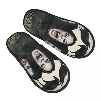 Оззи Осборн Комфортные Потертости, тапочки с эффектом памяти, женская Домашняя обувь для Певца в стиле хэви-метал Рок
