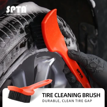 (Одиночная продажа) Щетка для чистки автомобиля SPTA, деталь шины, Инструмент для мытья ступицы колеса, автоаксессуары