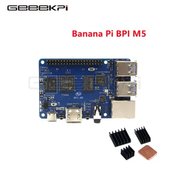 Оригинальный Banana PI BPI M5 Новая версия Одноплатный компьютер Amlogic S905X3 Дизайн SBC Arm Linux