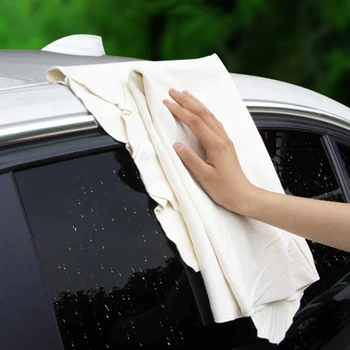 Ткань Для чистки автомобилей Замшевое Полотенце для мытья автомобилей Впитывающее Автомобильное Стекло Чистое Полотенце Из Оленьей Кожи Быстросохнущее Полотенце Для Чистки Аксессуаров