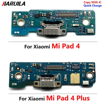 100% Оригинальный USB-порт Для зарядки Платы Гибкий Кабель Для Xiaomi Mi Pad 4 Plus док-разъем С Микрофоном Запасная Часть