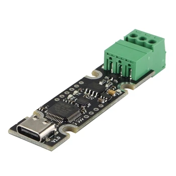 Профессиональный адаптер USB to CAN Type-C USB-разъем STM32F072 с чипом Простая установка Подходит для использования при свечах