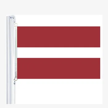 Флаги Латвии, 90*150 см, 100% полиэстер, баннер, Цифровая печать
