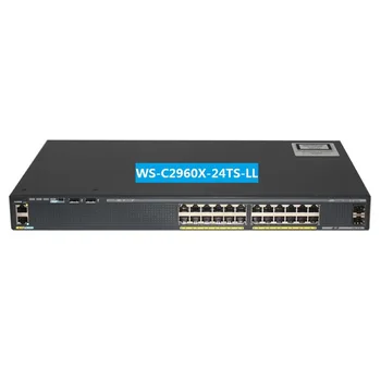 Оригинальный Новый переключатель 2960X с 24 портами WS-C2960X-24TS-LL