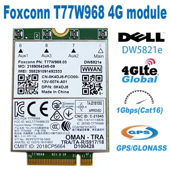 T77W968 DW5821e X20 LTE Cat16 1 Гбит/с FDD-LTE TDD-LTE 4G модуль Для ноутбука Dell 5420 5424 7424 7400