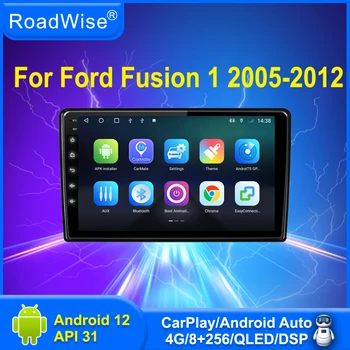 Дорожный 8 + 256 Android 12 Автомобильный Радиоприемник Для Ford Fusion 2005-2012 Мультимедиа Carplay 4G WIFI GPS DSP DVD 2DIN IPS Авторадио Стерео