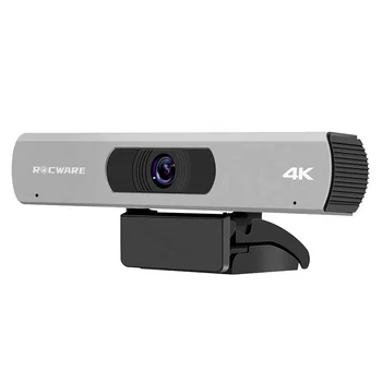 Rocware 120 и 84 градусная сверхширокоугольная USB-камера для ПК с микрофоном ePTZ Broadcast all-in-one 4k conference camera RC17