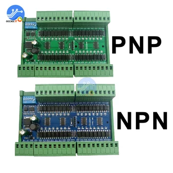 32-Канальный PNP NPN Изолированный цифровой вход RS485 Modbus Rtu Контроллер DC 12V 24V PLC Переключатель, плата сбора количества