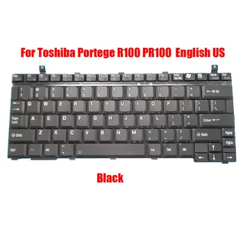 Английская клавиатура для ноутбука Toshiba для Portege R100 PR100 9J.N7482.201 NSK-T6201, черная, Новая