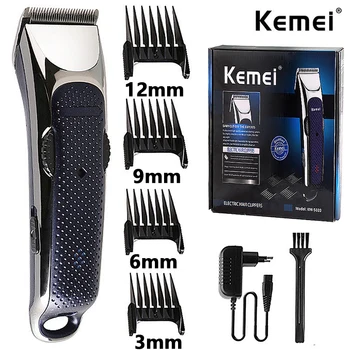 Перезаряжаемая Электрическая Машинка для стрижки волос Kemei KM-5020, Профессиональная Электробритва, Машинка Для стрижки Волос, Машинка для стрижки Бороды