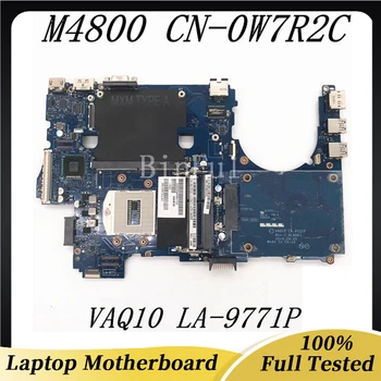 CN-0W7R2C 0W7R2C W7R2C Бесплатная Доставка Высококачественная Материнская плата Для Ноутбука M4800 Материнская плата VAQ10 LA-9771P 100% Полностью работает Хорошо