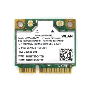 Двухдиапазонная Беспроводная карта 6235AN 6235ANHMW 300M Wi-Fi Половинного размера Mini PCIE WLAN WIFI Адаптер совместим