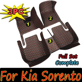 Автомобильные коврики для Kia Sorento Seven Seats 2013 2014 Пользовательские автоматические накладки для ног, автомобильные ковровые покрытия, Аксессуары для интерьера