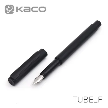Youpin Черный набор перьевых ручек Youpin KACO TUBE Series Роскошные стальные чернильные ручки с наконечником 0,5 мм F для простого делового подарка Высокого качества