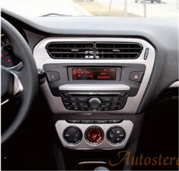 Для Peugeot 301 2014-2016 Автомобильный плеер GPS Навигация 128 ГБ Android10 Автомагнитола Стерео Головное устройство Аудиомагнитофон