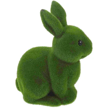 Пасхальный Кролик Искусственный Газон Трава Открытый Мох Вечерние Кроличьи Яйца Декор Орнамент