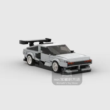 MOC N Vision 74 гоночный спортивный автомобиль, Чемпион по скорости, строительные блоки, Кирпичные Креативные Гаражные игрушки для мальчиков